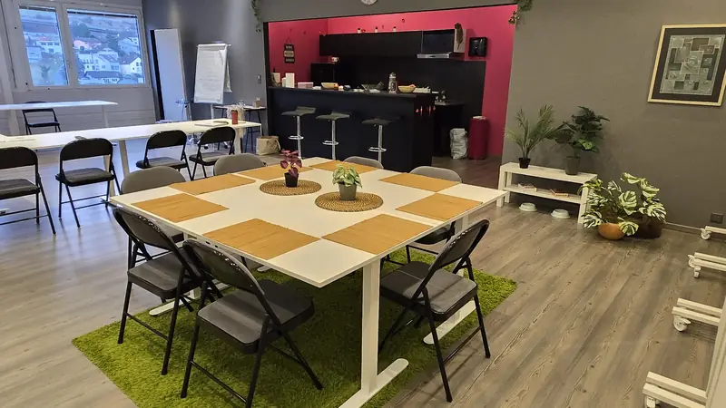 Grande salle de Montreux en configuration atelier